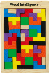 Puzzle din lemn 40 Piese 3 ani+ Multicolor 