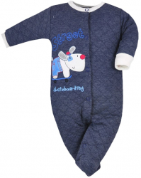 Salopeta cu maneca lunga pentru baieti Koala 05-789B-74-cm Bleumarin 