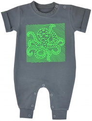 Salopeta cu maneca scurta pentru baieti Koala Osmiornica 08-534 68 cm Gri 