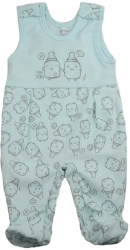 Salopeta fara maneci pentru baieti Koala Butelki 06-684A-68-cm Albastru 