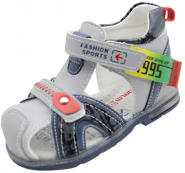 Sandale ortopedice pentru baieti Tom Miki C-T9857-C-21 Gri 