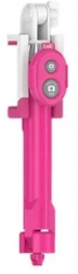 Selfie stick cu trepied si telecomanda Bluetooth Roz 