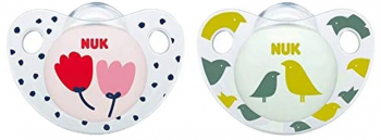 Set 2 suzete ortodontice din silicon Nuk Trendline 736138M Multicolor 