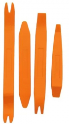 Set 4 piese demontare tapiterie sau elemente de interior auto material plastic Portocaliu 