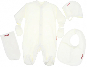 Set 5 piese pentru fete Marcinkowski 406379A-56 Alb