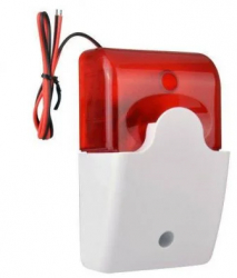 Sirena de interior cu stroboscop alimentare 12V DC 105dB AD-103 
