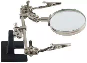 Stativ cu clesti si lupa pentru electronica BST-168Z 
