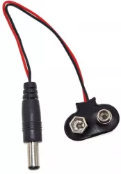 Suport pentru baterie 9V cu conector DC OKY0259 