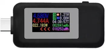 Tester incarcare USB cu KWS-1902C Type-C OKY0273-4-Black 