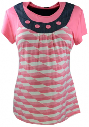 Bluza cu maneca scurta pentru gravide New Star NWS14R Multicolor 
