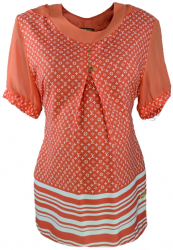 Bluza cu maneca scurta pentru gravide New Star NWS20P Portocaliu 