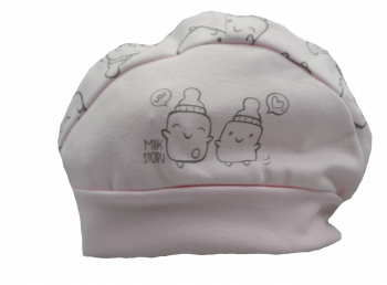 Caciula pentru fete Koala Butelki 06-707R 68 cm Roz