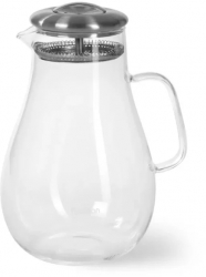 Cana Fissman-Jug sticla borosilicata 14.5x21.5 cm transparent 