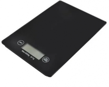Cantar de bucatarie electronic cu functie Tara capacitate 5 kg precizie 1gr Negru 