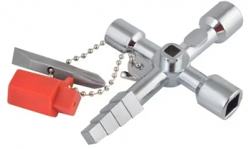 Cheie universala pentru panouri Marec Metal Argintiu 