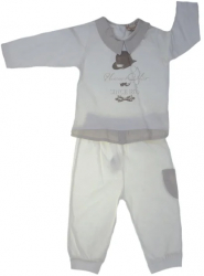 Compleu 2 piese pentru baieti Cassiope 471079-74 Crem 