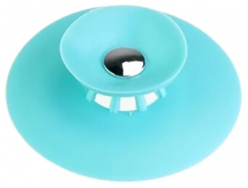 Dop chiuveta/cada din silicon universal rezistent la temperaturi ridicate/scazute - Multicolor Albastru deschis 