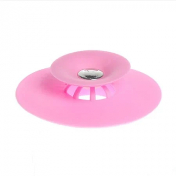 Dop chiuveta/cada din silicon universal rezistent la temperaturi ridicate/scazute - Multicolor Roz 