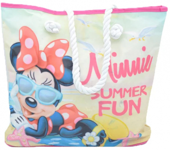 Geanta de plaja pentru Fete Sun City Minnie Mouse QE4680A Multicolor 