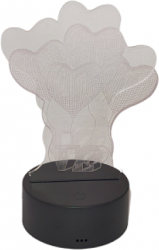 Lampa cu LED 3D Love 