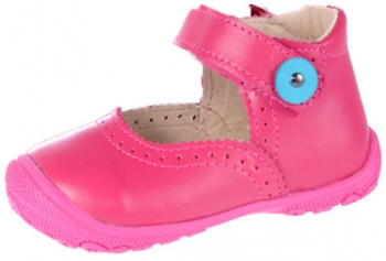 Pantofi ortopedici din piele naturala pentru fete Mrugala N2136-44 N2136-44 N-21 Fucsia 