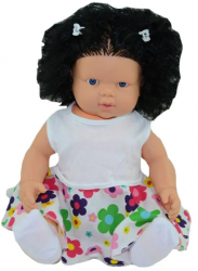 Papusa fetita 60 cm pentru copii 3+ ani Mini Junior PPN3-N Multicolor 