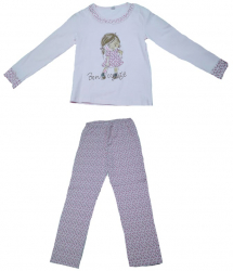 Pijama pentru fete Sevim 260433-R-128 Roz 