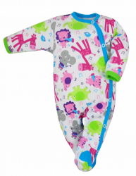 Salopeta cu maneca lunga pentru copii Koala Zoo 3177-A-68 Multicolor 