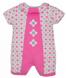 Salopeta de vara pentru fete Koala Rozalia 3015FA1-74-cm Fucsia 