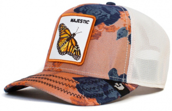 Sapca Goorin Brothers trucker monarchy of rose portocaliu 