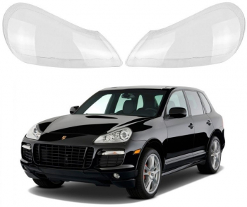 Set 2 sticle faruri pentru Porsche Cayenne 2007 - 2010 