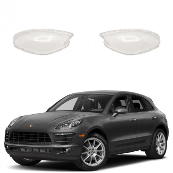 Set 2 sticle faruri pentru Porsche Macan 2014 - 2018 