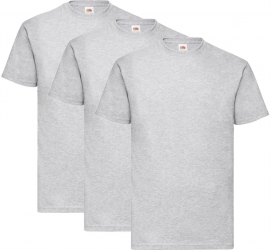 Set de tricouri barbati 100 bumbac 3 piese L Gri