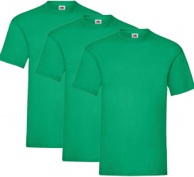 Set de tricouri barbati 100 bumbac 3 piese S Verde 