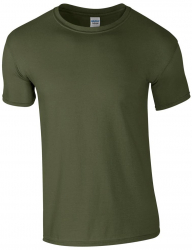 Tricou barbati 100 bumbac M Verde militar 