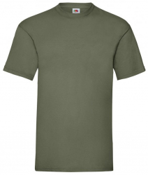 Tricou barbati 100 bumbac S Verde militar 