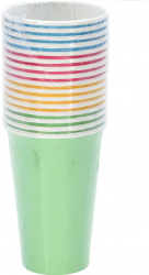 Set 16 pahare Excellent Houseware hartie kraft 11x7.5 cm 350 ml multicolor 