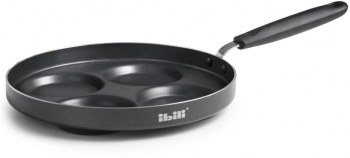 Tigaie mini-clatite Ibili-Indubasic aluminiu 44.5x26x4 cm negru/argintiu 