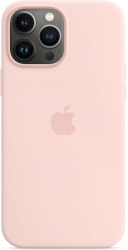 Husa de protectie Apple Silicone Case with MagSafe pentru iPhone 13 Pro Max Chalk Pink 