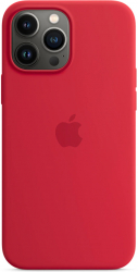 Husa de protectie Apple Silicone Case with MagSafe pentru iPhone 13 Pro Max (PRODUCT)RED