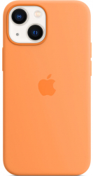 Husa de protectie Apple Silicone Case with MagSafe pentru iPhone 13 mini Marigold 