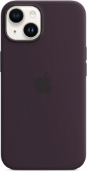 Husa de protectie Apple Silicone Case with MagSafe pentru iPhone 14 Elderberry 