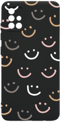 Husa Bestcase comp cu Samsung Galaxy A51 Smile Please SLIM 1.2MM Microfibra prot cam PB 985 