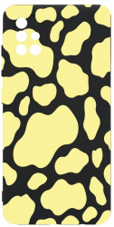 Husa Bestcase comp cu Samsung Galaxy A51 Yellow Cow SLIM 1.2MM Microfibra prot cam PB 787 