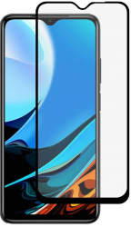 Folie Frame Devia Sticla Temperata compatibila cu Xiaomi Redmi 9T Black 1 fata Anti-Shock 9H 0.26mm 