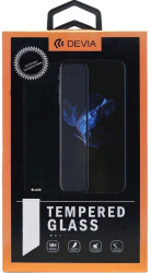 Folie de protectie Devia Frame Sticla Temperata pentru Samsung Galaxy S21 Plus Black 1 fata Anti-Shock 2.5D 0.26mm 9H 