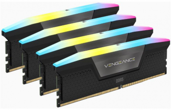 Kit Memorie Corsair Vengeance RGB 192GB 4x48GB DDR5 5200MHz CL38 Quad Channel Kit CMH192GX5M4B5200C38 