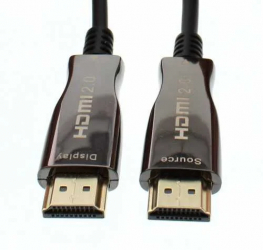 Cablu HDMI2.0 cu fibra optica AOC HDMI tata - HDMI tata aurit 20m CCS Well