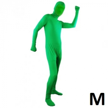 Costum body verde ChromaKey marime M utilizat pentru efecte invizibile in studiorurile foto 