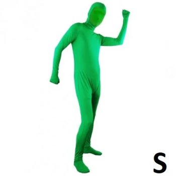 Costum body verde ChromaKey marime S utilizat pentru efecte invizibile in studiorurile foto 